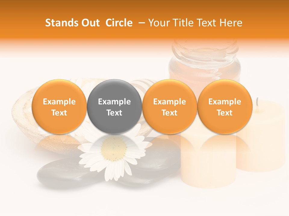 Washer Stone Flower PowerPoint Template