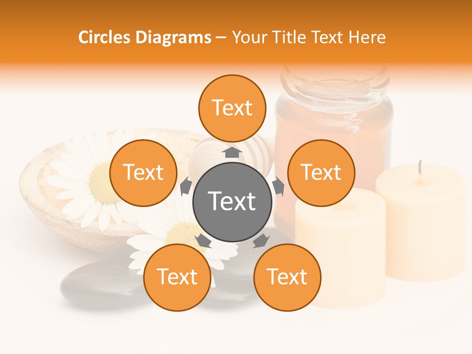 Washer Stone Flower PowerPoint Template