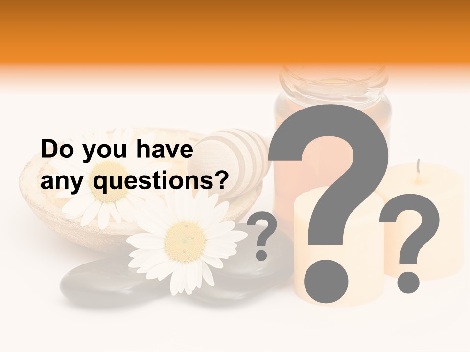 Washer Stone Flower PowerPoint Template