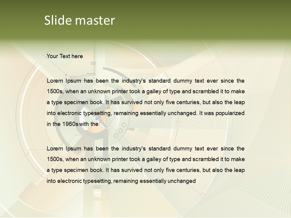 Circles Futuristic Backgrounds PowerPoint Template