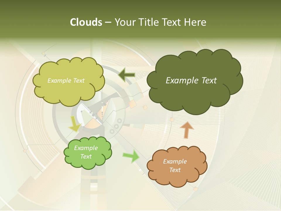 Circles Futuristic Backgrounds PowerPoint Template