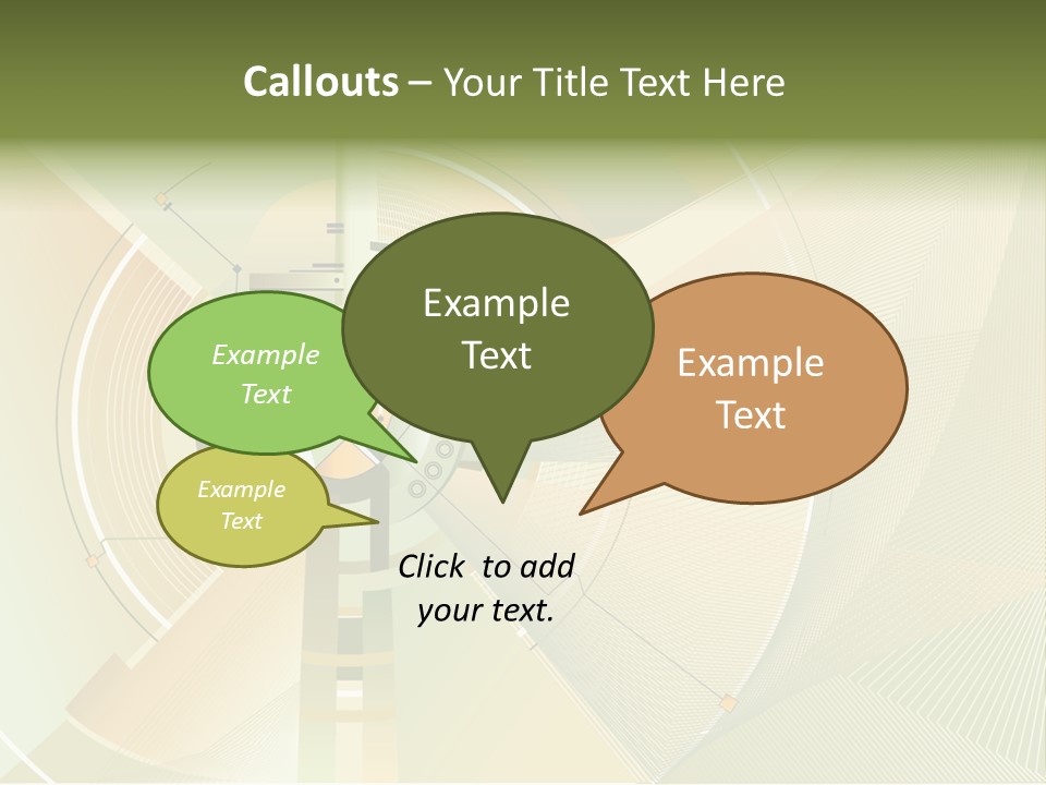 Circles Futuristic Backgrounds PowerPoint Template