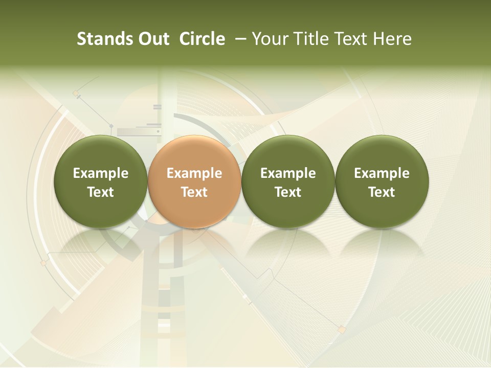 Circles Futuristic Backgrounds PowerPoint Template