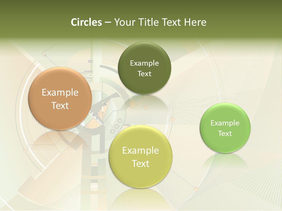 Circles Futuristic Backgrounds PowerPoint Template