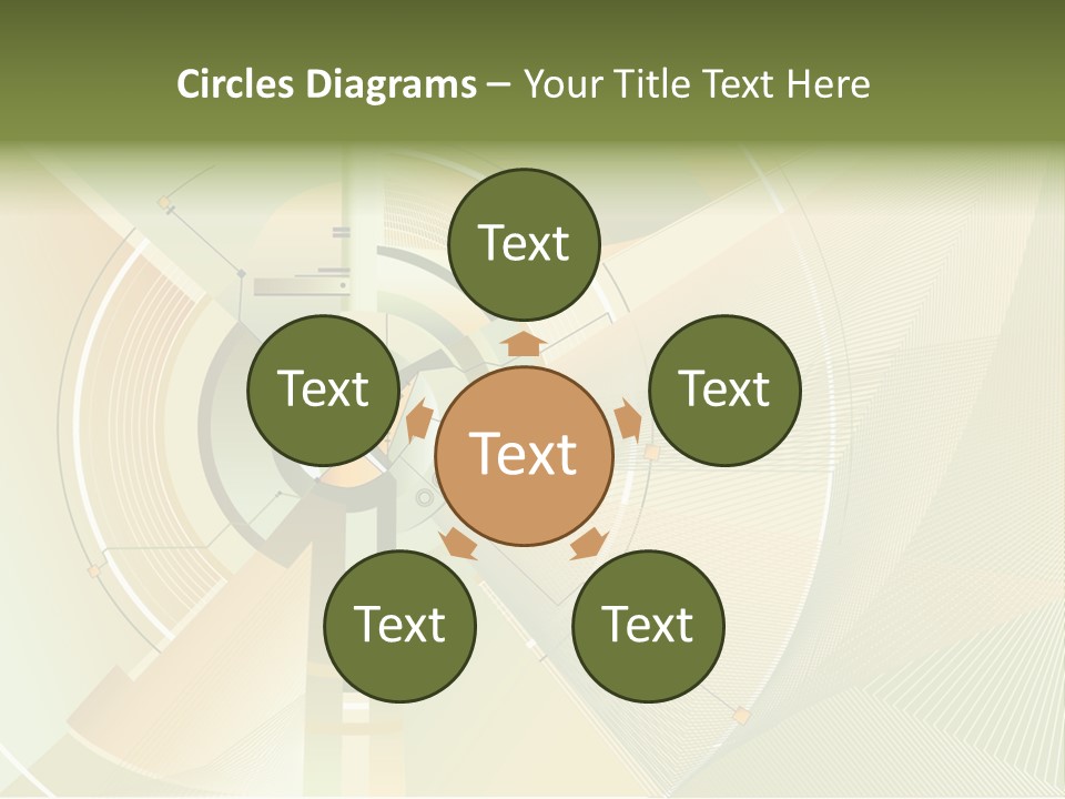 Circles Futuristic Backgrounds PowerPoint Template