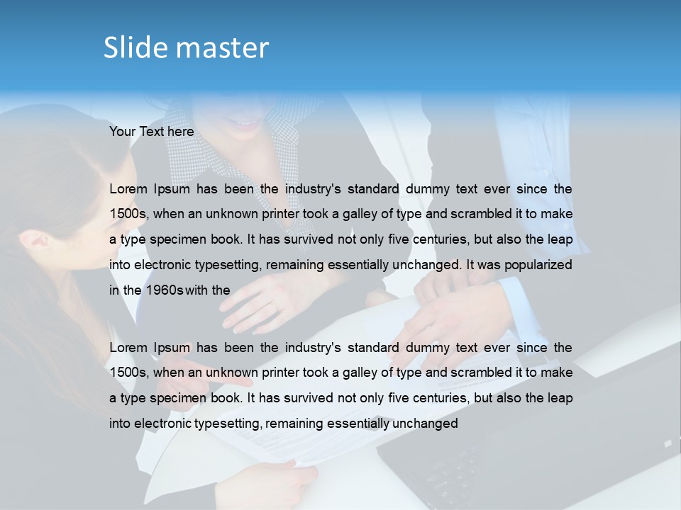 Pen Parchment Note PowerPoint Template