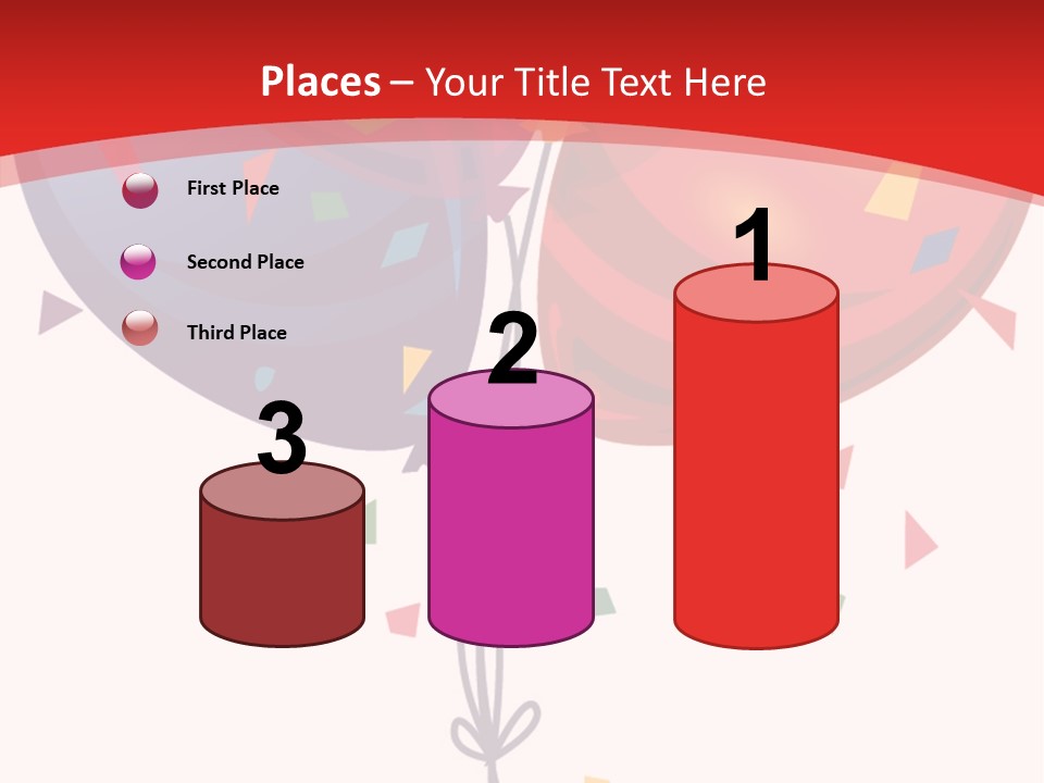 Party Bunch Confetti PowerPoint Template