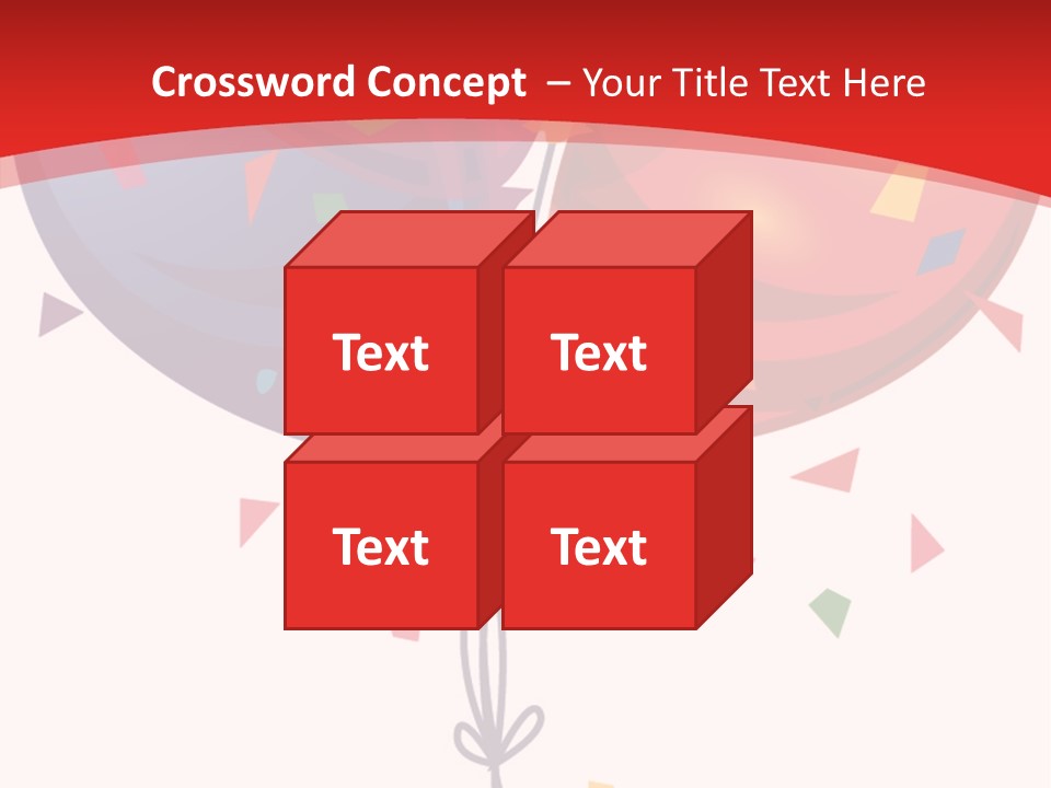 Party Bunch Confetti PowerPoint Template