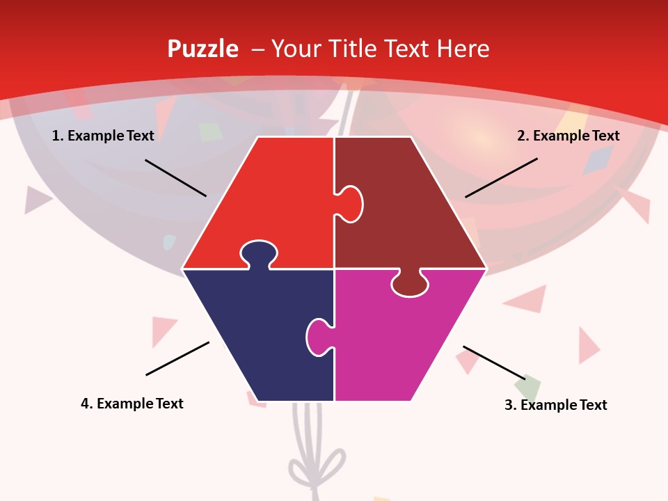 Party Bunch Confetti PowerPoint Template