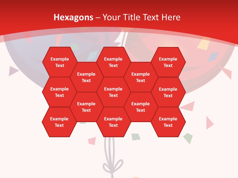 Party Bunch Confetti PowerPoint Template