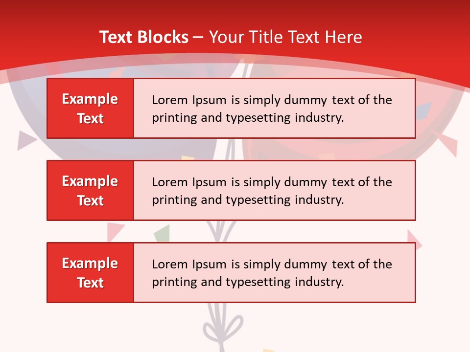 Party Bunch Confetti PowerPoint Template