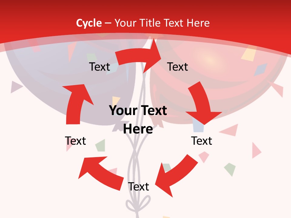 Party Bunch Confetti PowerPoint Template