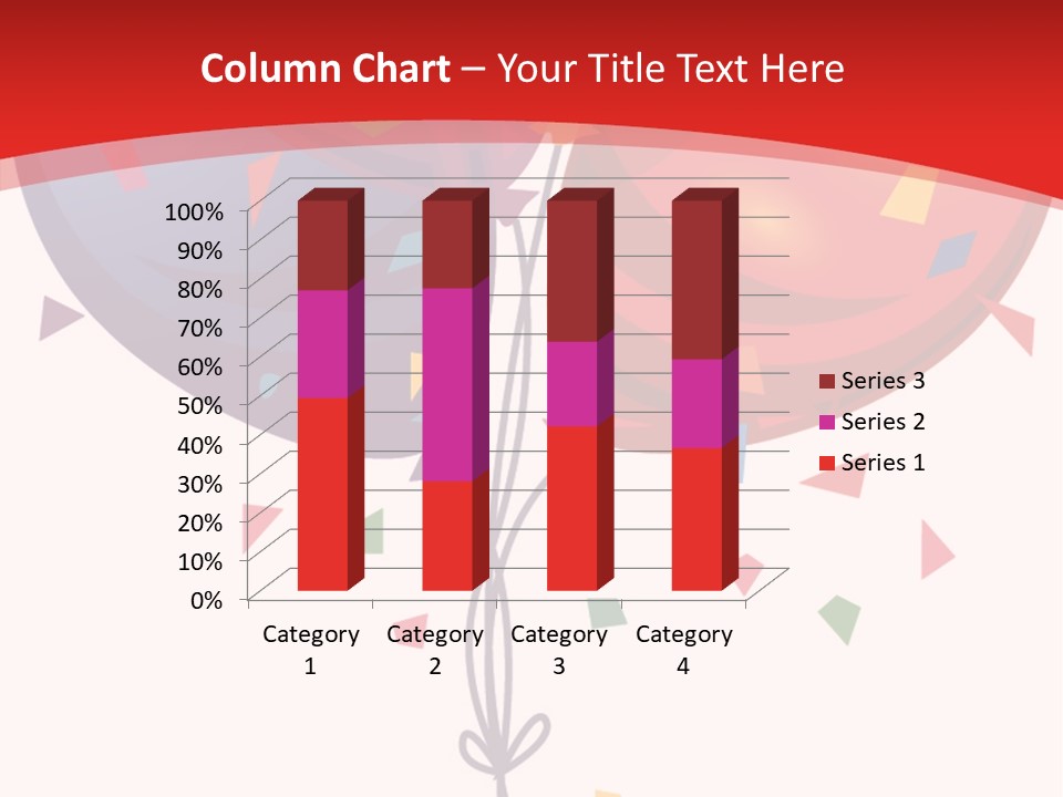 Party Bunch Confetti PowerPoint Template