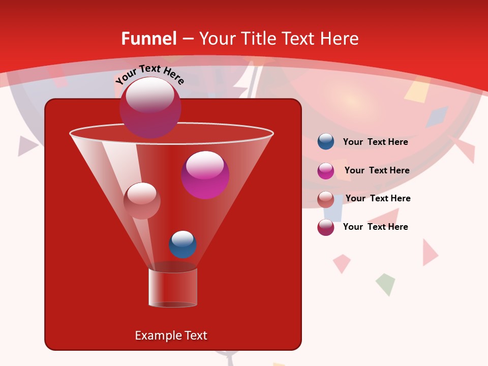 Party Bunch Confetti PowerPoint Template