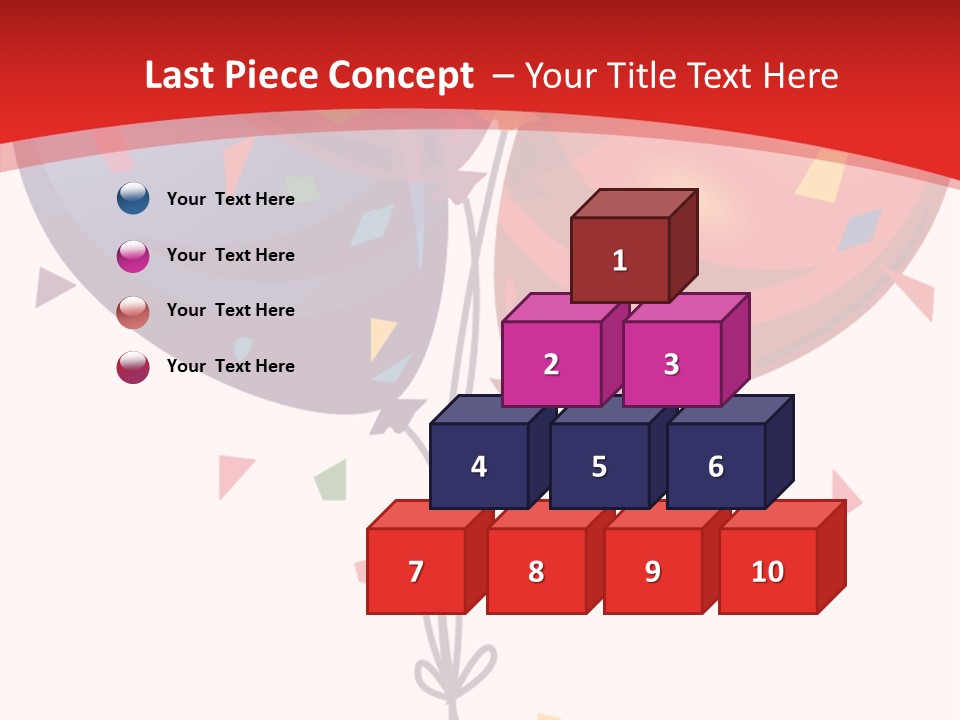 Party Bunch Confetti PowerPoint Template