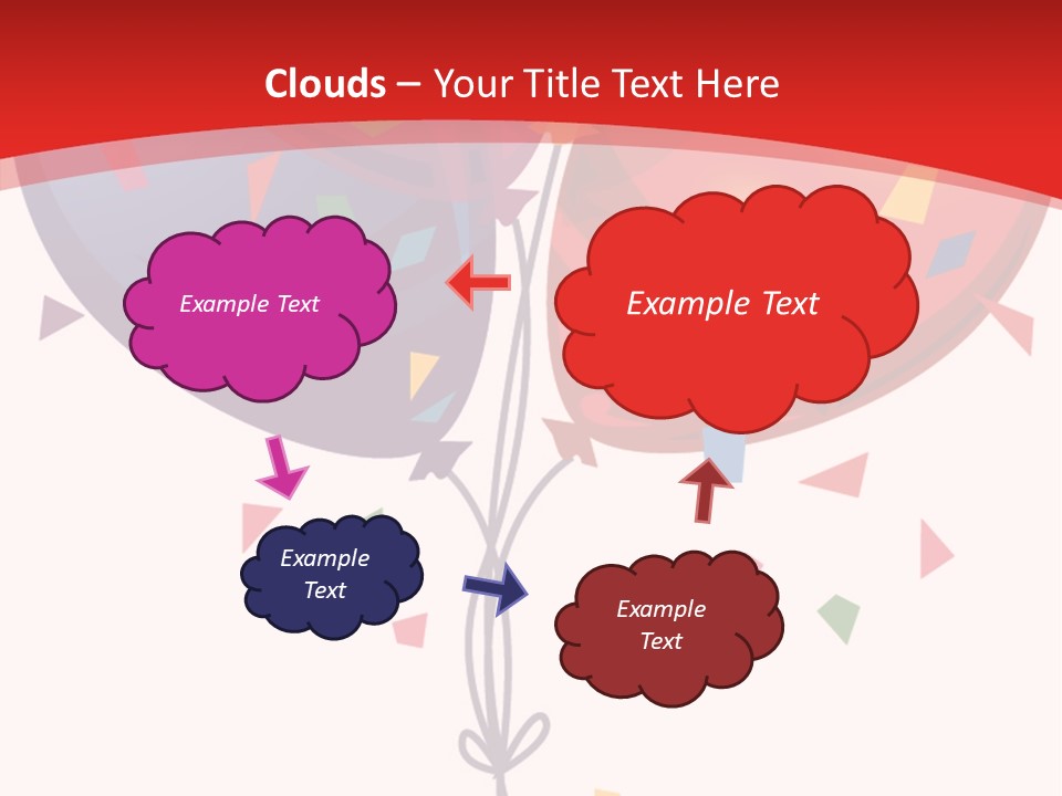 Party Bunch Confetti PowerPoint Template