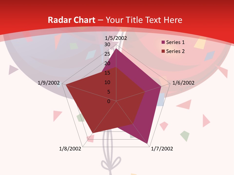 Party Bunch Confetti PowerPoint Template