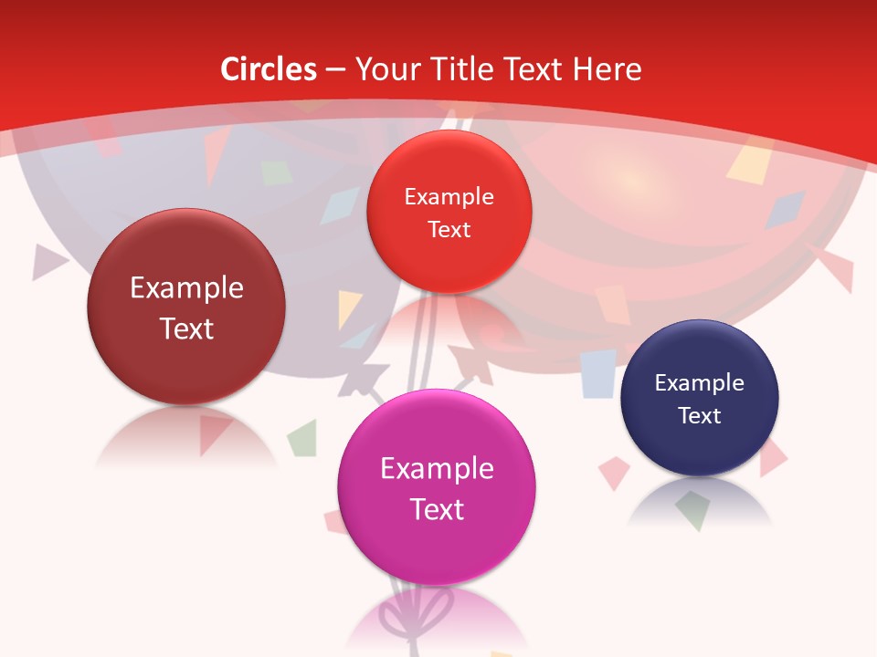 Party Bunch Confetti PowerPoint Template