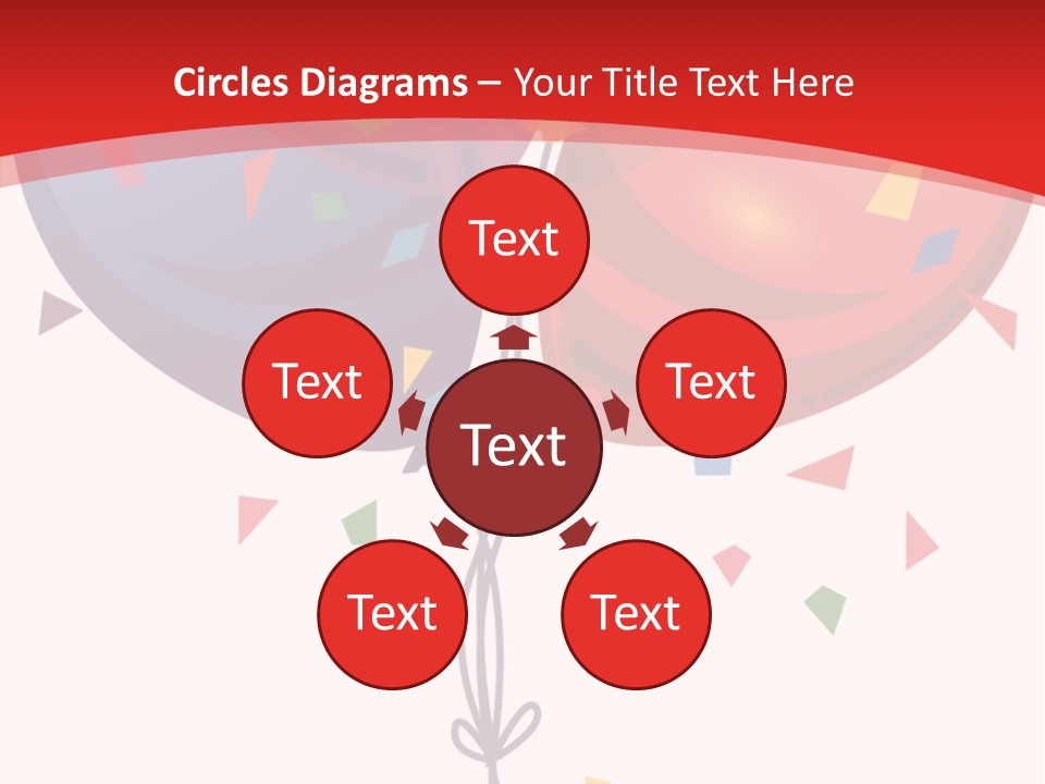 Party Bunch Confetti PowerPoint Template