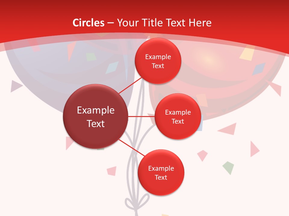 Party Bunch Confetti PowerPoint Template