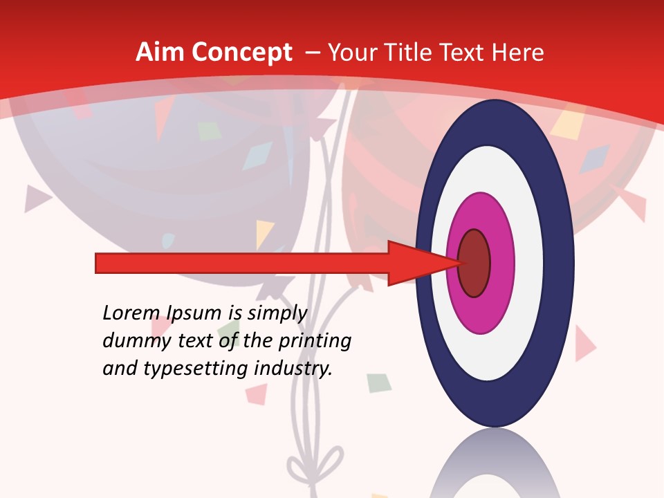 Party Bunch Confetti PowerPoint Template