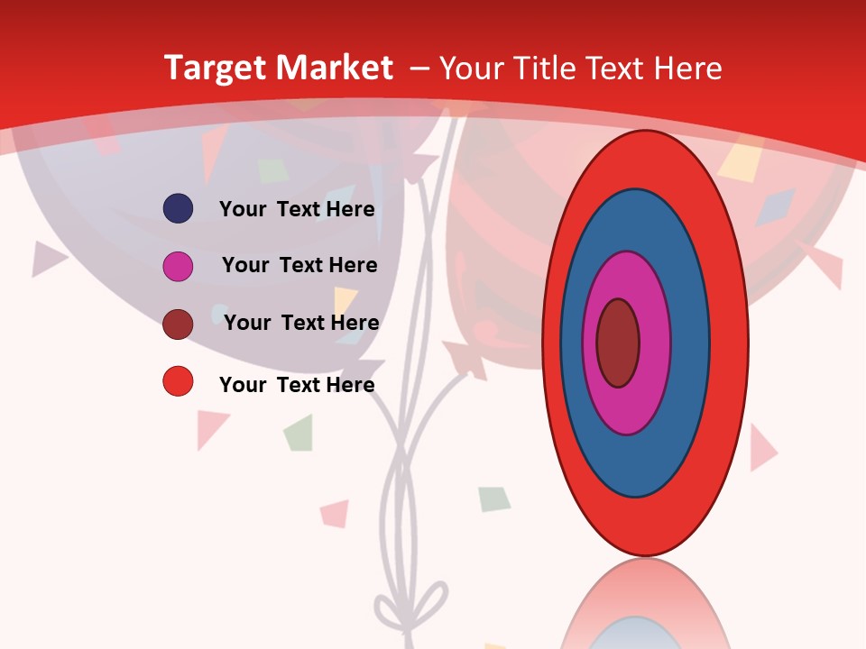 Party Bunch Confetti PowerPoint Template