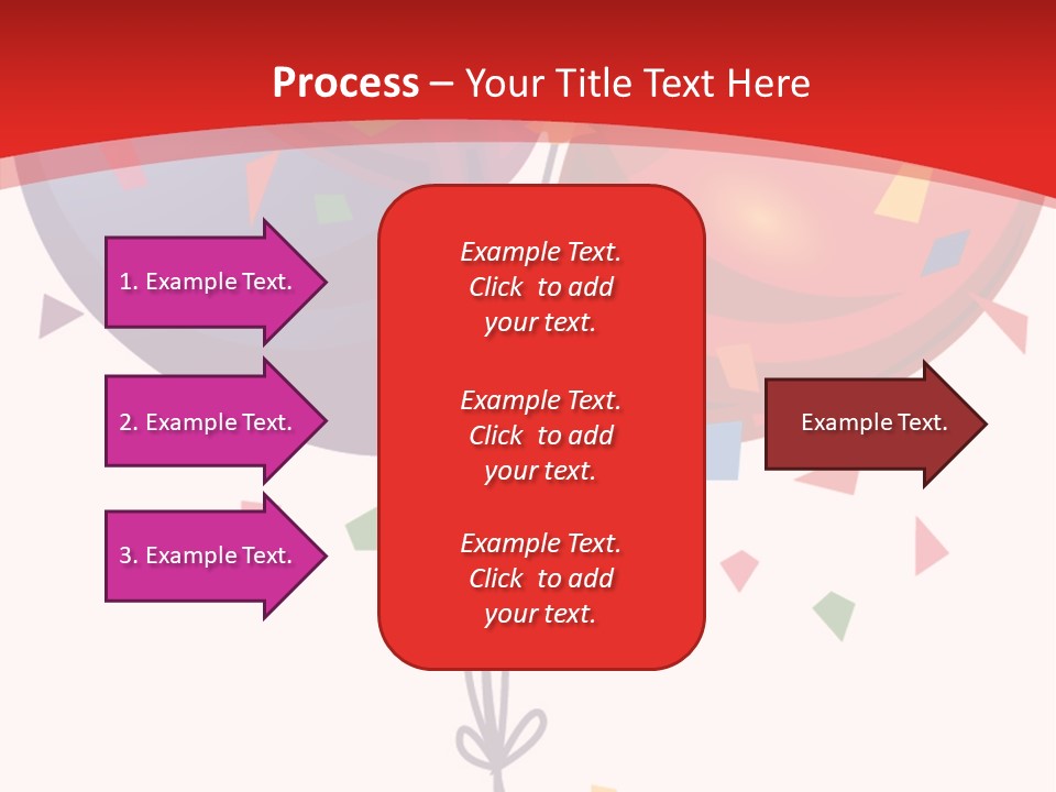 Party Bunch Confetti PowerPoint Template