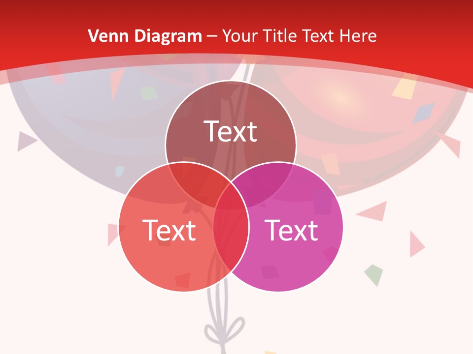 Party Bunch Confetti PowerPoint Template