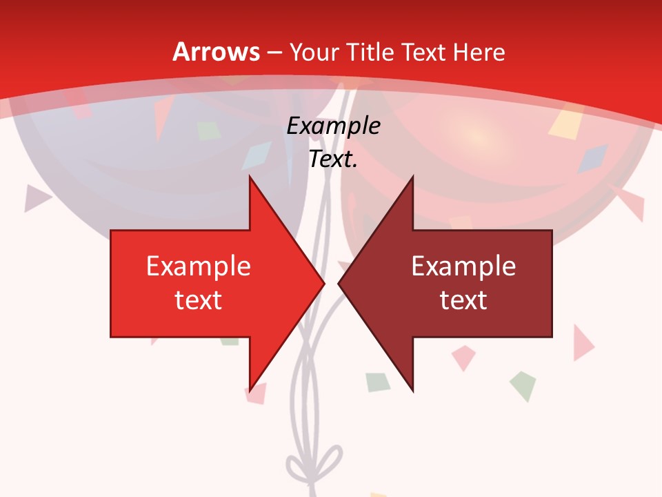 Party Bunch Confetti PowerPoint Template