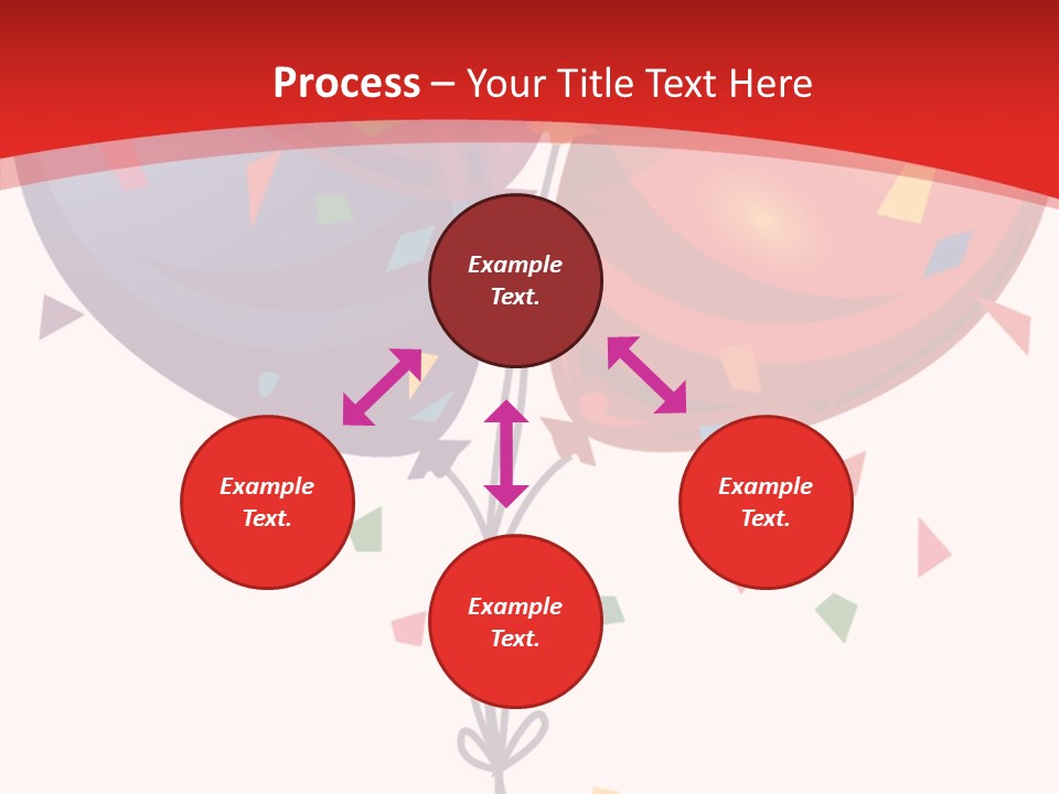 Party Bunch Confetti PowerPoint Template