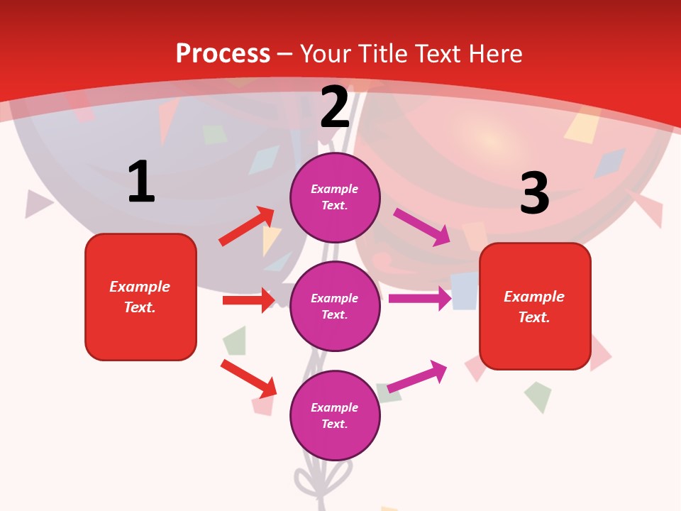 Party Bunch Confetti PowerPoint Template