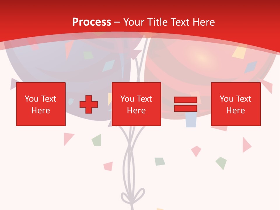 Party Bunch Confetti PowerPoint Template