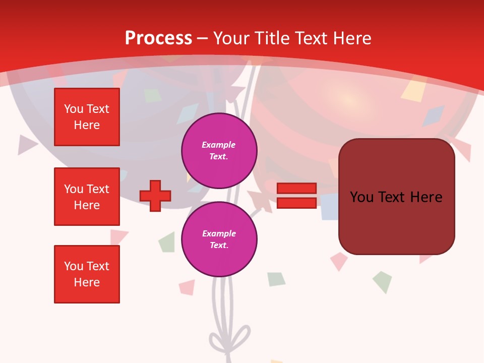 Party Bunch Confetti PowerPoint Template