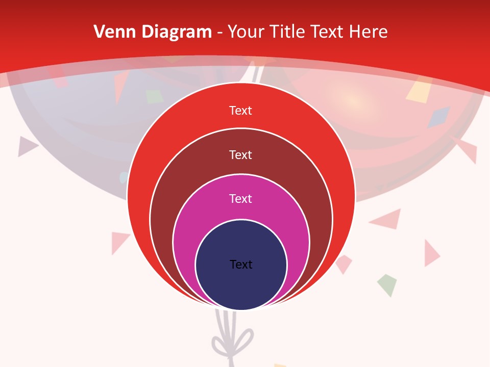 Party Bunch Confetti PowerPoint Template