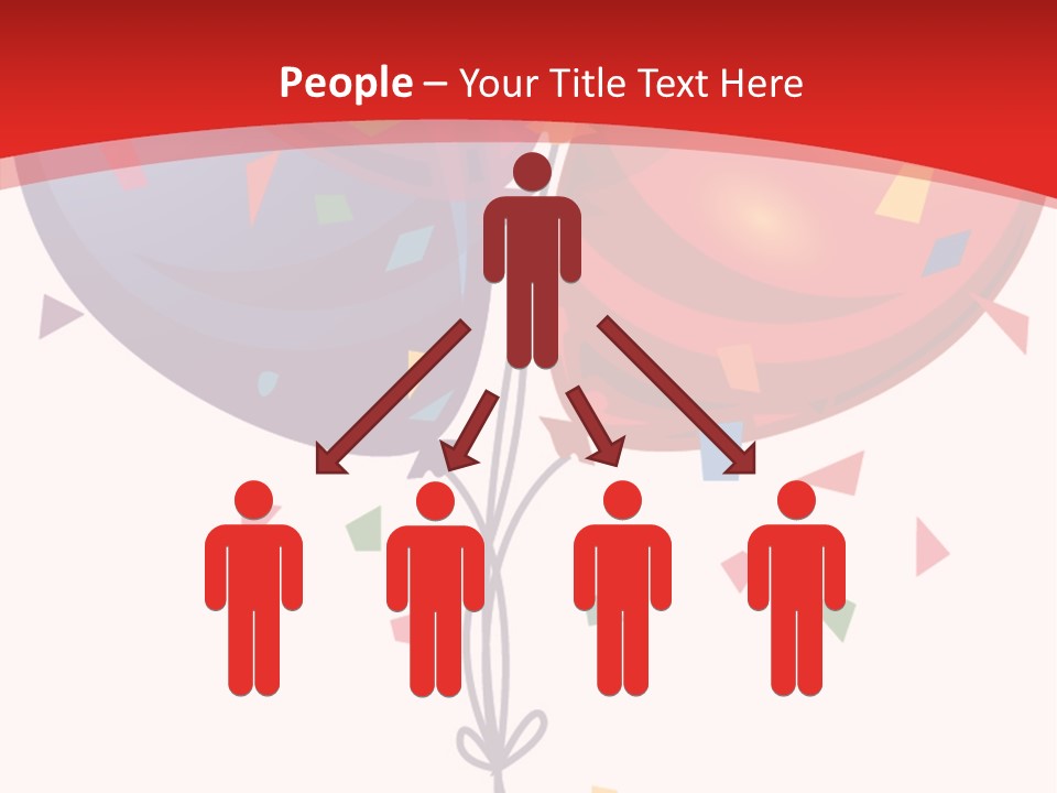 Party Bunch Confetti PowerPoint Template