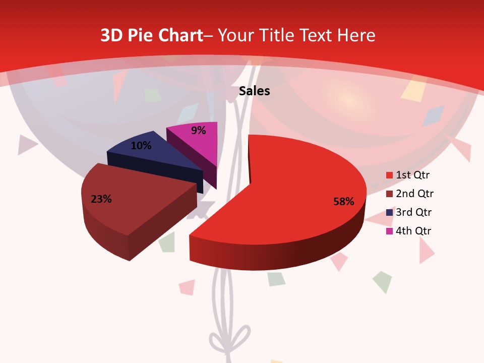 Party Bunch Confetti PowerPoint Template