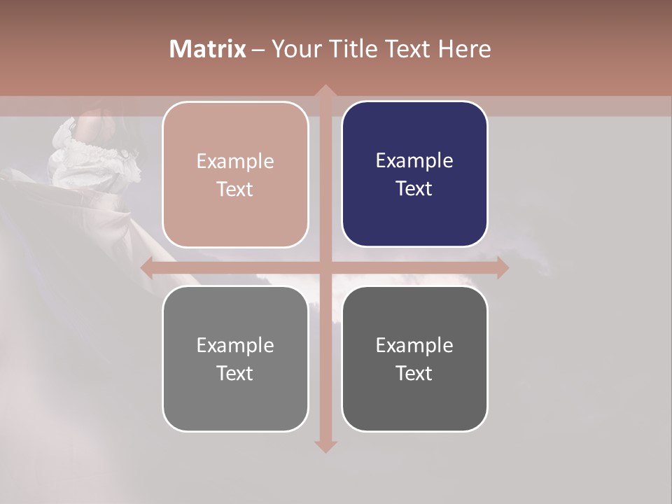 Portrait Mood Minacous PowerPoint Template