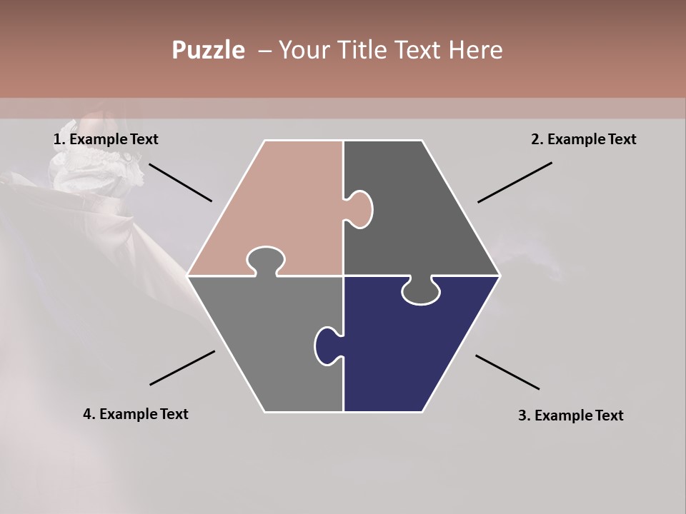 Portrait Mood Minacous PowerPoint Template