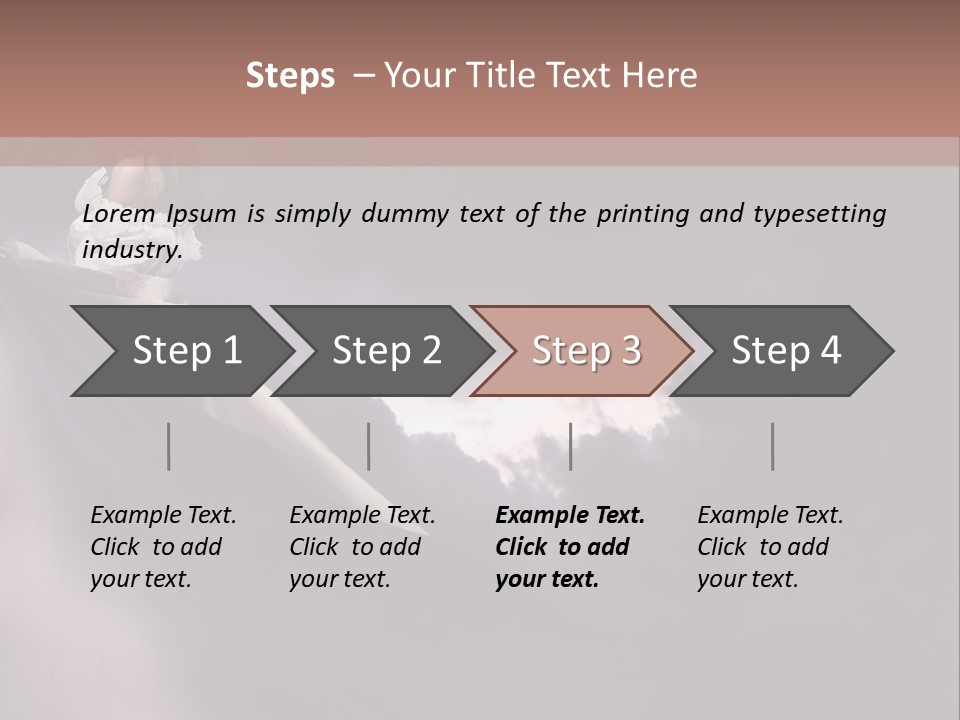 Portrait Mood Minacous PowerPoint Template