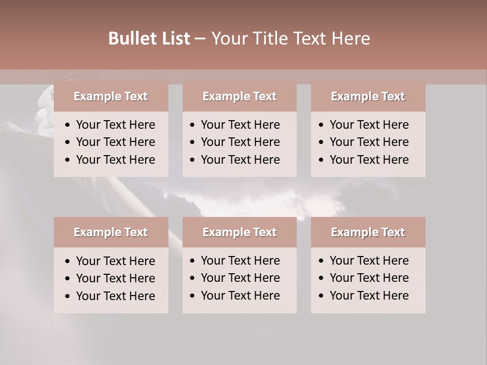 Portrait Mood Minacous PowerPoint Template