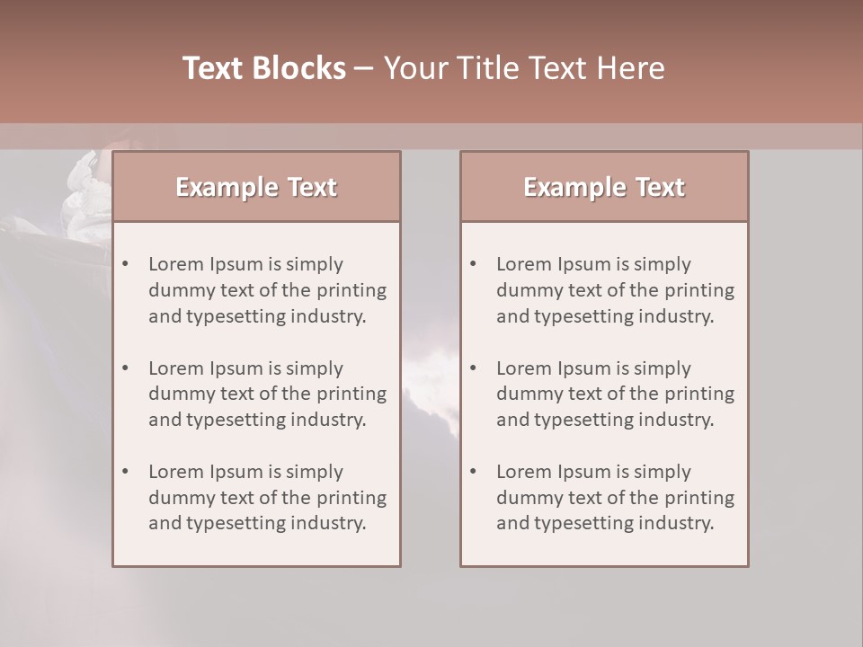 Portrait Mood Minacous PowerPoint Template