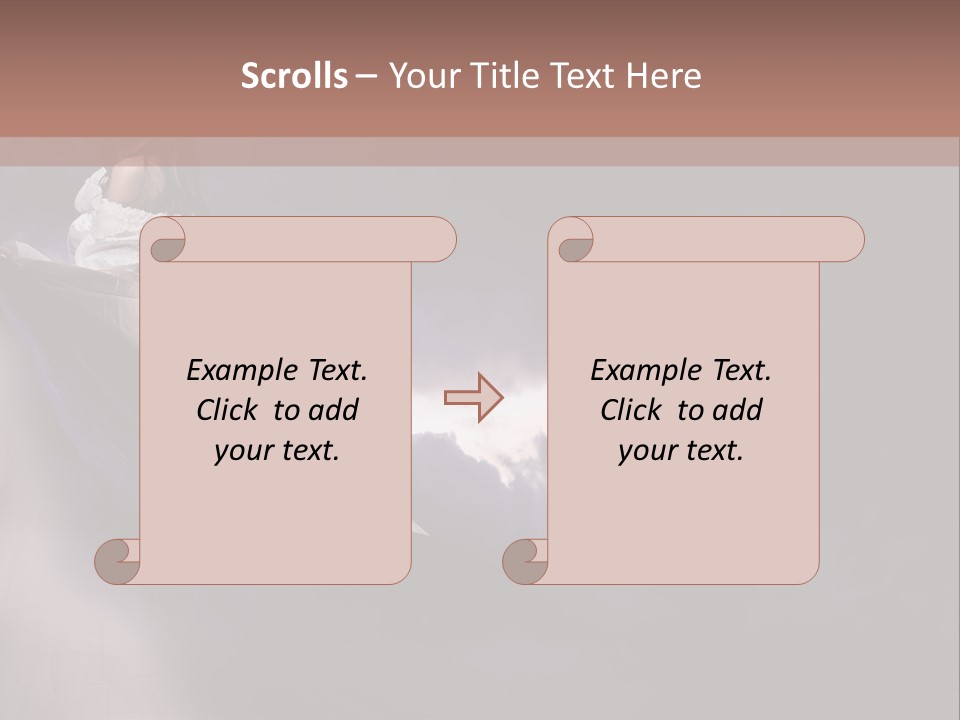 Portrait Mood Minacous PowerPoint Template