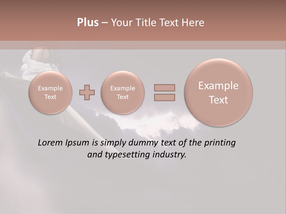 Portrait Mood Minacous PowerPoint Template