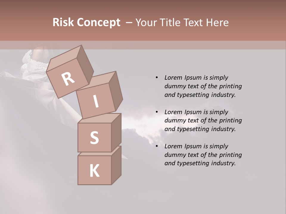 Portrait Mood Minacous PowerPoint Template