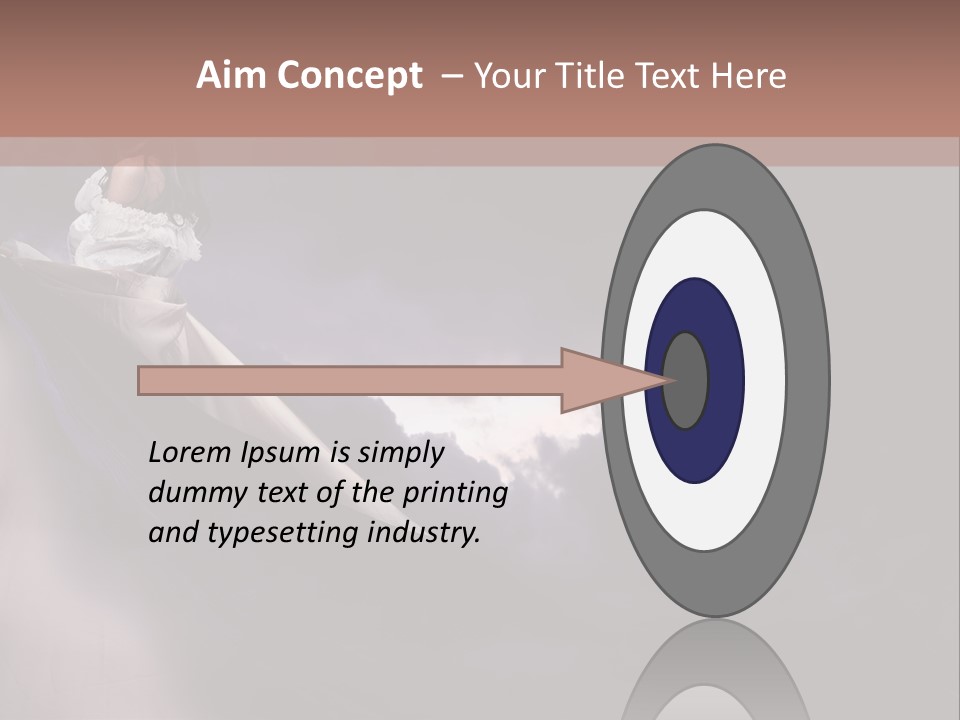 Portrait Mood Minacous PowerPoint Template