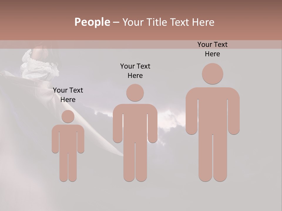 Portrait Mood Minacous PowerPoint Template