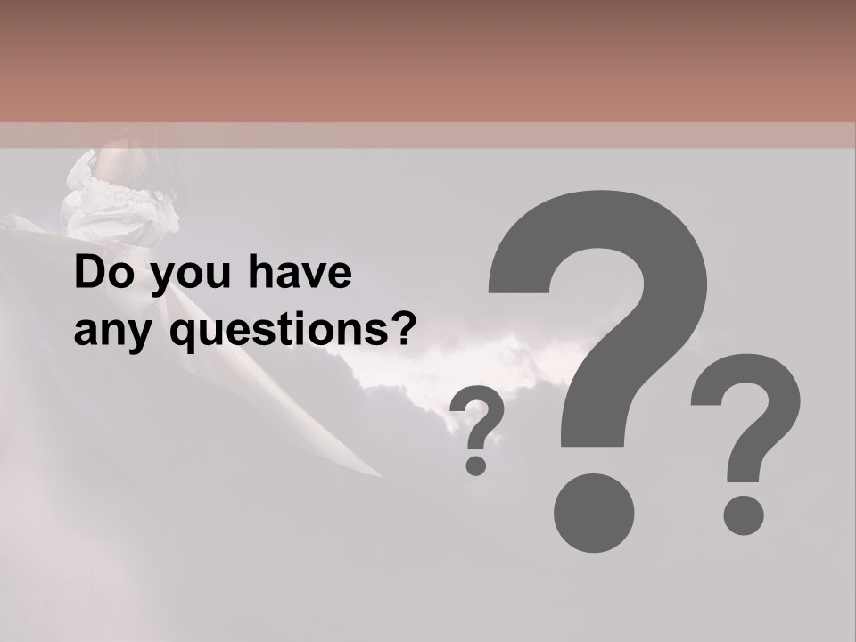 Portrait Mood Minacous PowerPoint Template