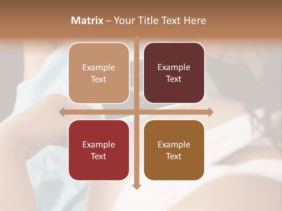 Analysing Relaxation Sofa PowerPoint Template