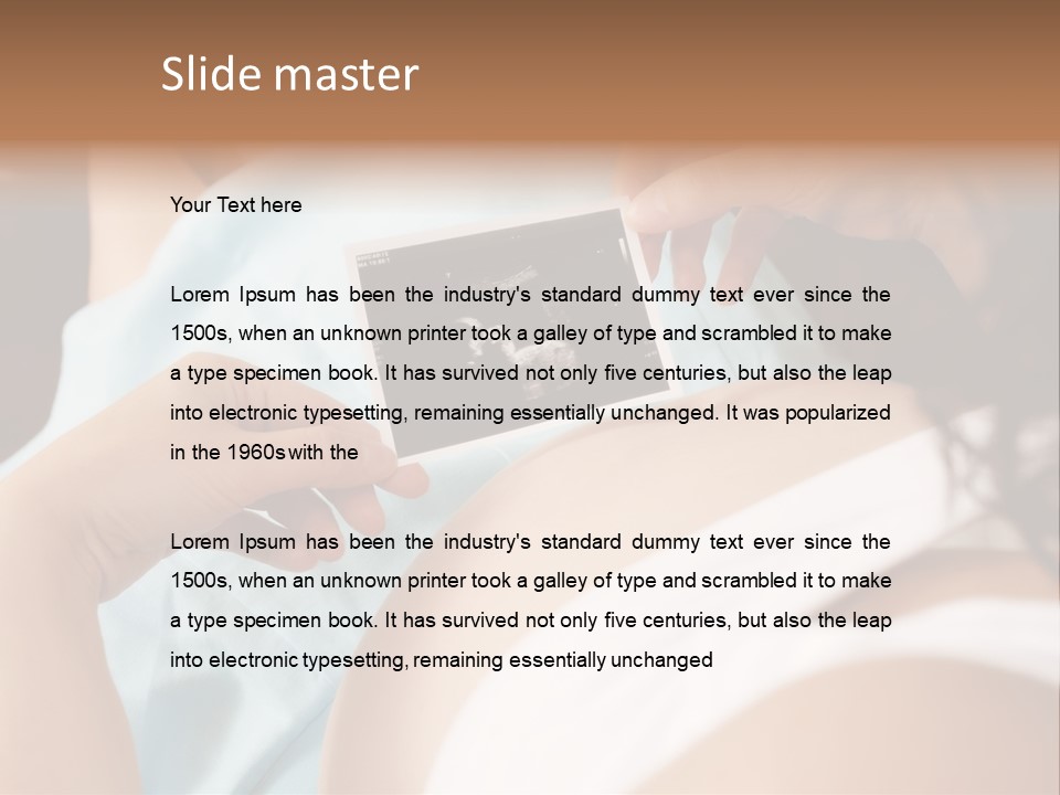 Analysing Relaxation Sofa PowerPoint Template