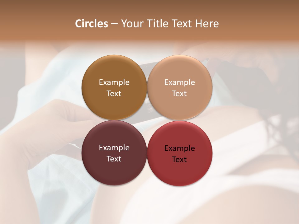 Analysing Relaxation Sofa PowerPoint Template